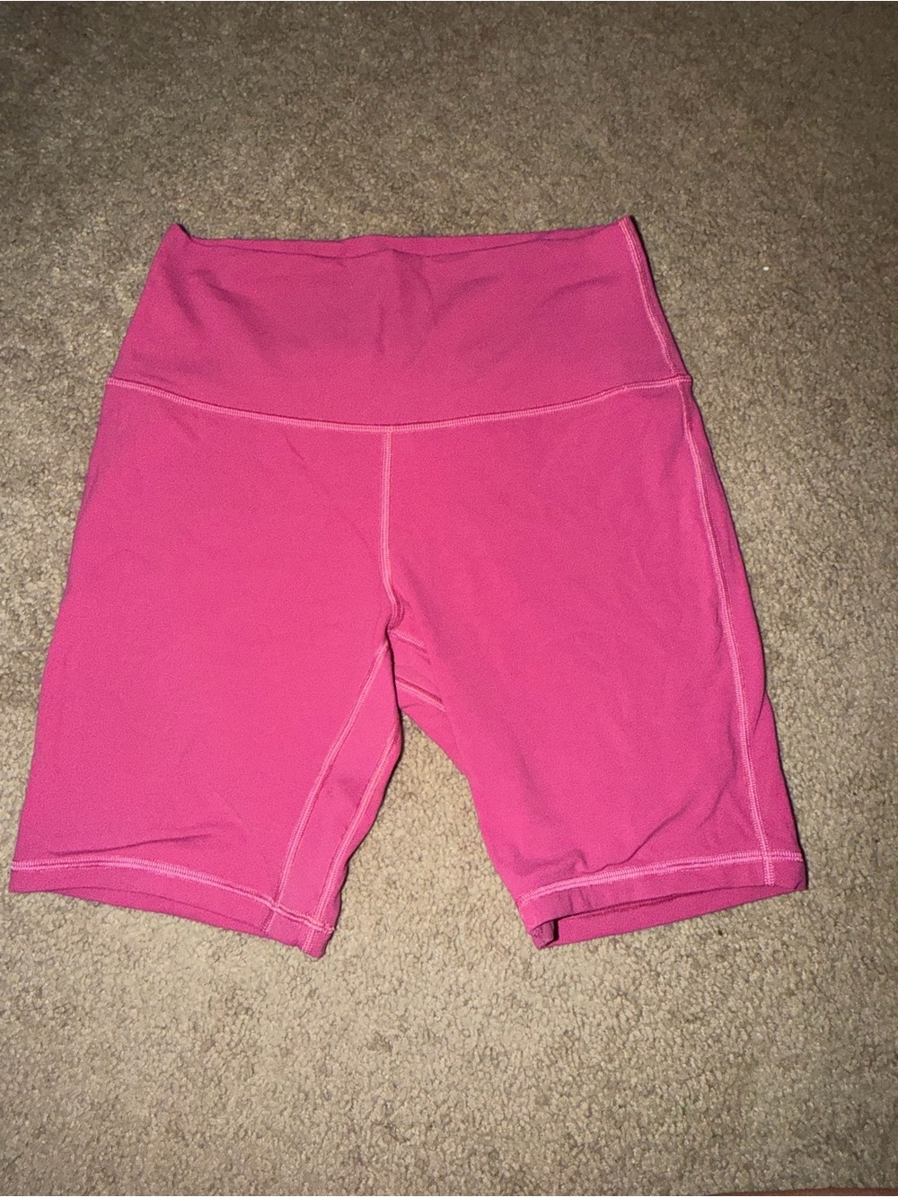 Lululemon High-Waist Pink Women's Active Bike Shorts
